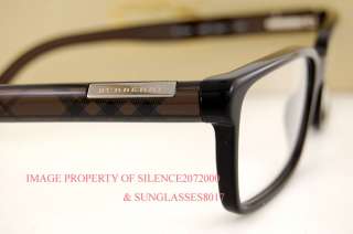 Brand New BURBERRY Eyeglasses Frames BE 2086 3001 BLACK for Men 100% 