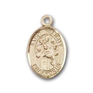   or Lapel Badge Medal with St. Felicity Charm and Godchild Pin Brooch