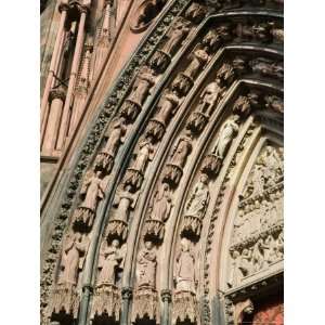 Details of the East Facade, Cathedrale Notre Dame, Strasbourg, Haut 