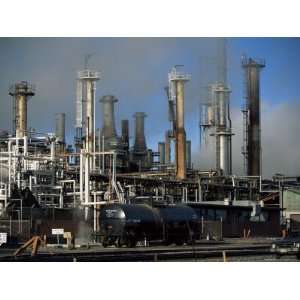 Oil Refinery at Laurel, Near Billings, Montana, USA Photographic 