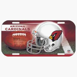   Arizona Cardinals High Definition License Plate **: Sports & Outdoors