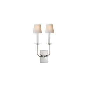  Studio Sandy Chapman TT Double Sconce in Polished Nickel 