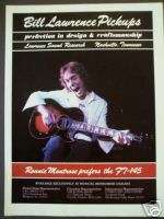 1977 Ronnie Montrose photo   Bill Lawrence pickups ad  