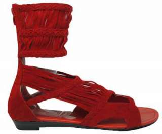   Strappy Ankle Zipper Wrap Sandals Roman Gladiator Fit Flats sk  