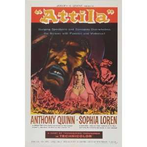  Attila Movie Poster (27 x 40 Inches   69cm x 102cm) (1954 