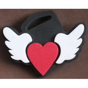  Rubber Stampede Foam Rubber Chunky Stamper Winged Heart 