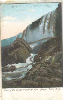 Cave of Winds Rock of Ages Niagara Falls NY postcard  