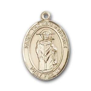  12K Gold Filled St. Thomas A Becket Medal Jewelry
