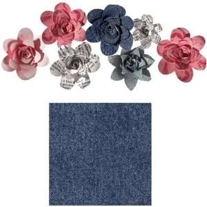   Buy Basics Collection   Roly Rosies   Fabric   Denim