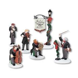 Department 56 Dickens Village Holiday Quintet Set of 6:  
