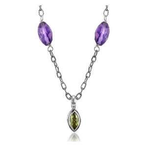  and Peridot Drop Necklace   Rhapsody Collection   Sara Blaine Jewelry