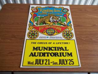 Lot of 1971 Ringling Bros Circus Memorabilia   Posters  