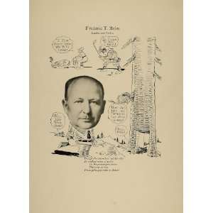  1923 Print Frederic T. Boles Lumber Timber Chicago 