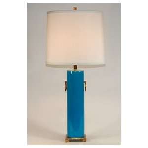  Port 68 Beverly Turquoise Blue Porcelain Table Lamp: Home 