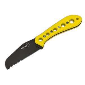 Boker Ck 1 Rescue 440c Stainless Steel Titanium Coated Fixed Blade 