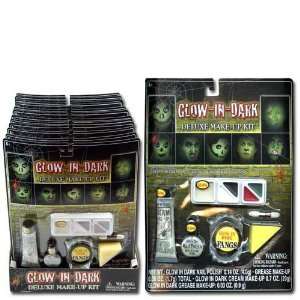  Halloween Glow In Dark Deluxe Make up Kit: Toys & Games