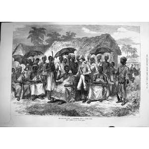    1874 Ashantee War Native King Making Road Coomassie