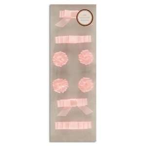   Crafts Stickers Ribbon Bows Pink By The Package Arts, Crafts & Sewing