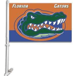    FLORIDA GATORS Car Flag w/Wall Brackett Set of 2