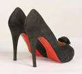 Auth CHRISTIAN LOUBOUTIN Brown Suede Madeline Heels 36 5 