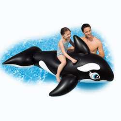 Intex 58561EP Inflatable Whale Ride On Swimming Pool Float Tube  