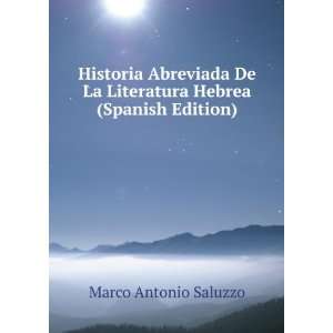  Historia Abreviada De La Literatura Hebrea (Spanish 