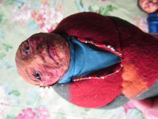 Antique Mary Frances Woods Indian Native 1920 doll 10 1/2 tall 