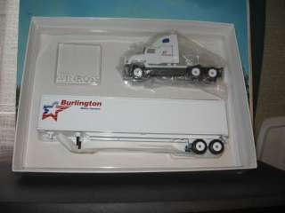 WINROSS 1/64 BURLINGTON MOTOR CARRIERS TRACTOR AND TRAILER *  
