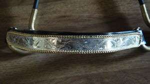Mini Horse ~ Cable Show Halter Set ~Silver Nose Band  
