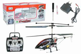   QS8003 BLACK Metal Frame 3 Ch RC Helicopter with Built in GYRO  