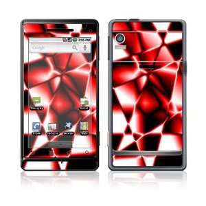  Motorola Droid Decal Skin   Abstract Red Reflection 