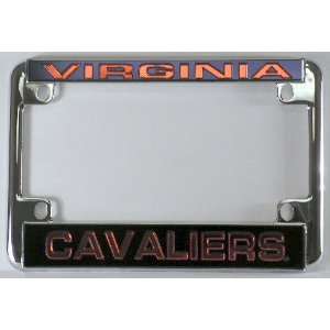   Cavaliers Chrome Motorcycle RV License Plate Frame
