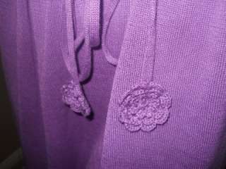NWT Milly New York Crochet Lavender knit dress L $330  