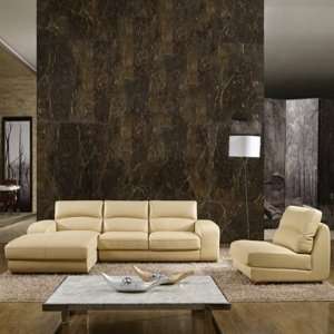  Italian Leather Sectional By EHO Studios 
