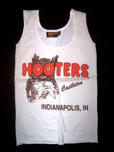 BRAND NEW HOOTERS GIRL UNIFORM TANK 100% AUTHENTIC INDIANAPOLIS, IN 
