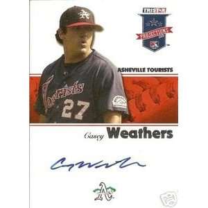  Casey Weathers Signed 2008 Projections Certified Card 