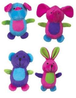 Grriggles Mighty Brights Plush Dog Chew Toy 4 NEW  