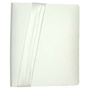  White Tailored Satin Memory Book Album