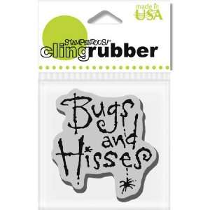  Cling Bugs And Hisses   Cling Rubber Stamp: Arts, Crafts 
