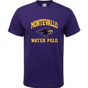  Montevallo Falcons Purple Youth Water Polo Arch T Shirt 