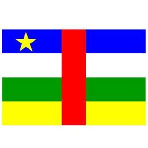  Central African Rep 6 x 10 Nylon Flag Patio, Lawn 