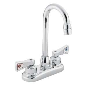 Moen CA8272 Commercial Two Handle Bar Faucet with 5 1/4 Inch Reach 
