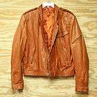 Vintage 80s Marc Buchanan Leather Jacket Size 42 Grt Shape