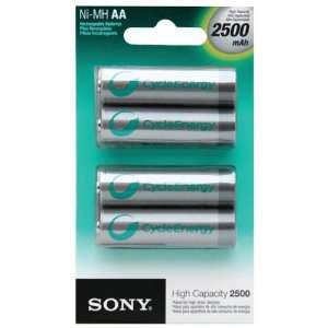  New  SONY NH AA B4E RECHARGEABLE NIMH BATTERY BLISTER 
