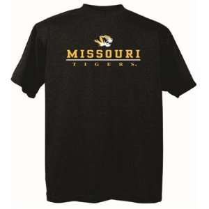  Missouri Tigers MIZZOU MU NCAA Black Short Sleeve T Shirt 