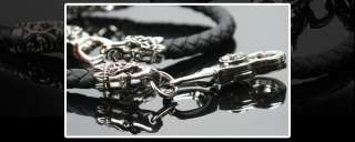 Eagle head & Gothic designs Jean Wallet Key Chain CS16  