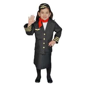  Quality Flight Attendant Set   Size Toddler T2 By Dress Up 
