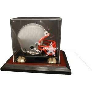  Dallas Cowboys Zenith Mini Helmet Display Case: Sports 
