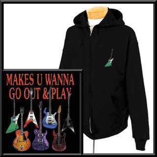 Wanna Go Play Guitar SWEATSHIRT S,M,L,XL,2X,3X, & 4X  