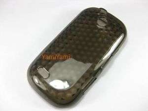   Soft Rhomb Skin Cover Case For Samsung i5500 Galaxy 5 Grey  